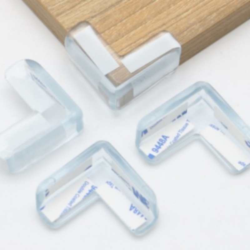 4 Peças Protetores De Quina Silicone Mesa Seguran