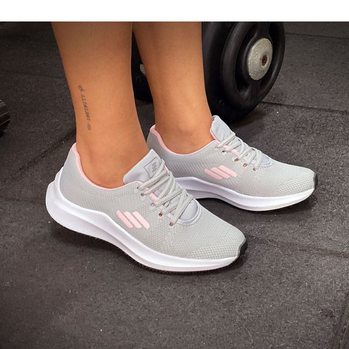 Tênis O2X Feminino Corrida E Academia  Leveza e E