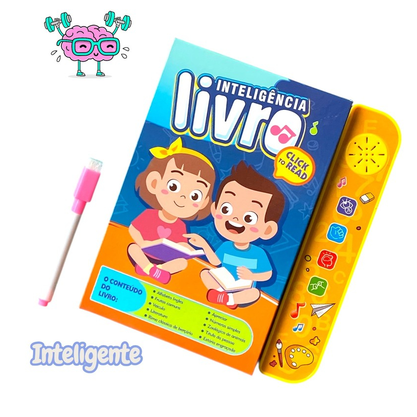 Livro Inteligente Educativo Ingles Portugues Para 