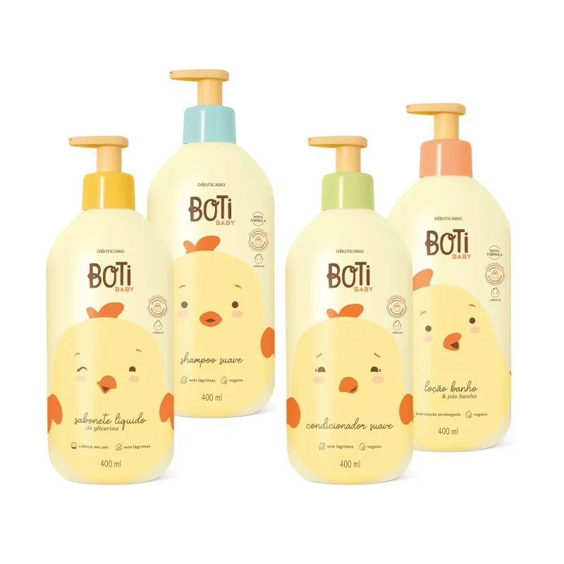 BOTI BABY COLÔNIAS, SHAMPOO, CONDICIONADOR, LOÇ�