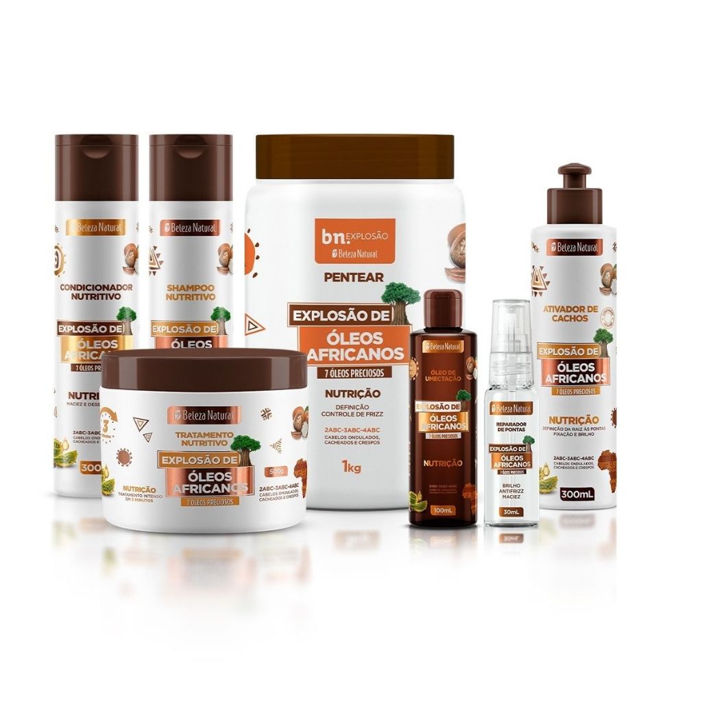 Kit Beleza Natural Linha Completa Explosão de Ól