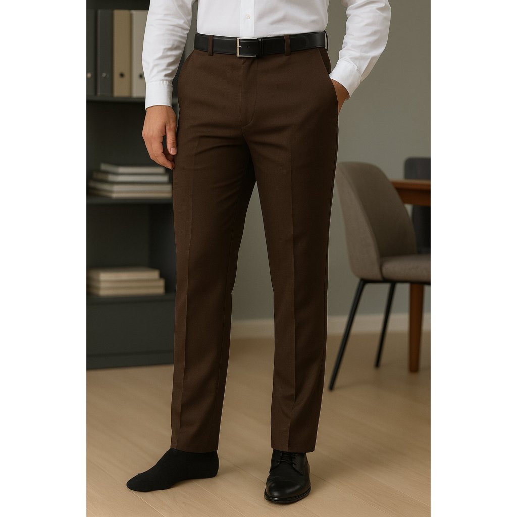 Calça Social Casamento Trabalho Masculina Reta Ox