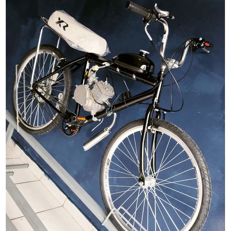 bicicleta motorizada 80cc aro 26 motor japonês