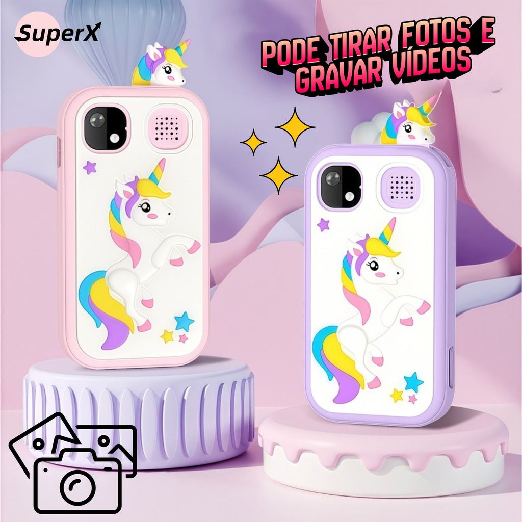 Câmera Digital Infantil Mini HDFotografia para Es