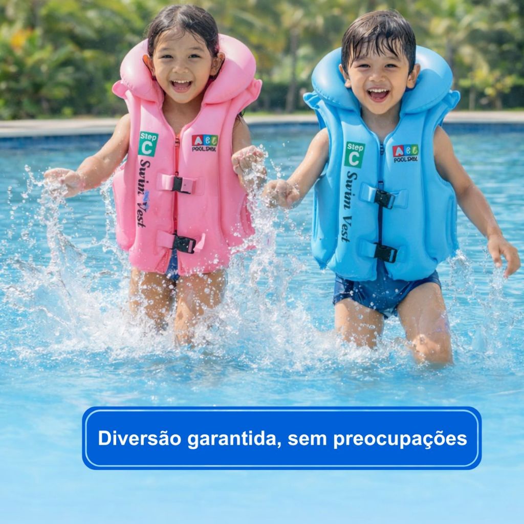 Boia Infantil P M G Natação Colete Salva Vidas P