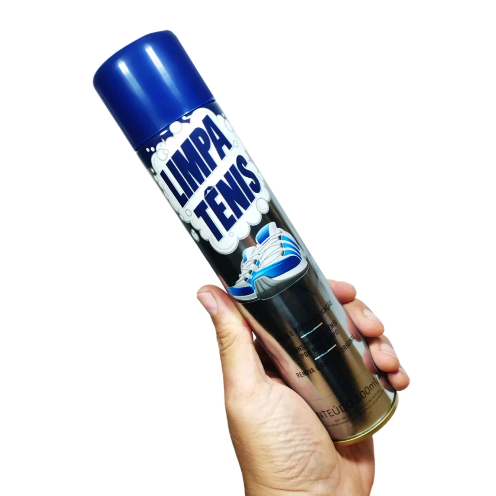 Spray Limpa Tênis – Espuma Mágica Branco e