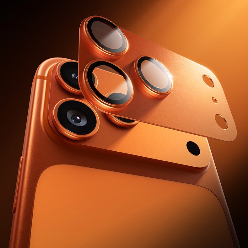 Protetor de lente metálico para Apple iPhone sér