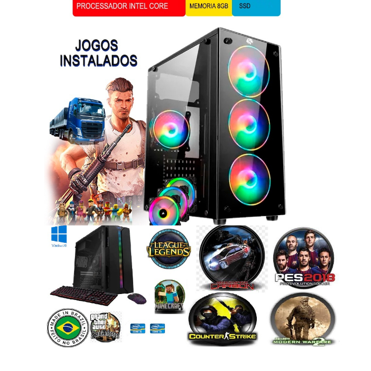 cpu i3 gamer barato pra trabalho estudos escritori