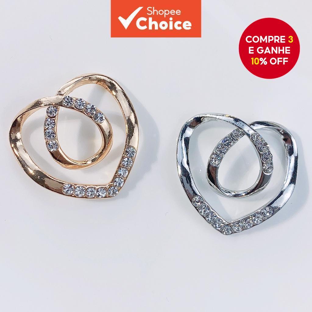 Broche De Lenço De Metal Versátil Suporte De Cli