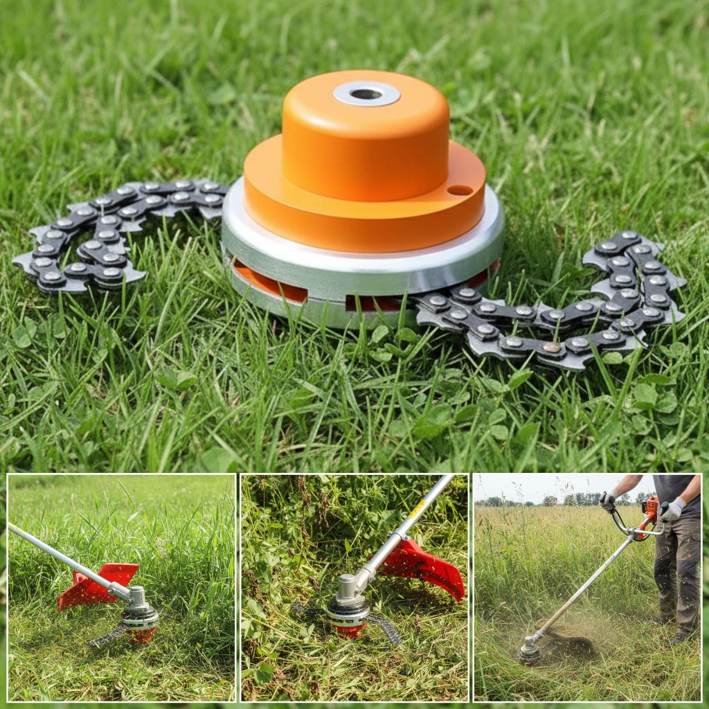 Trimmer Com Corrente Motosserra Lâmina Para Roça