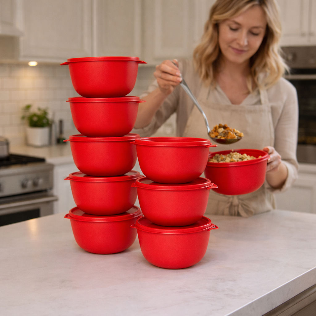 KIT POTES HERMETICOS COZINHA 10 POTE REDONDOS BOLL