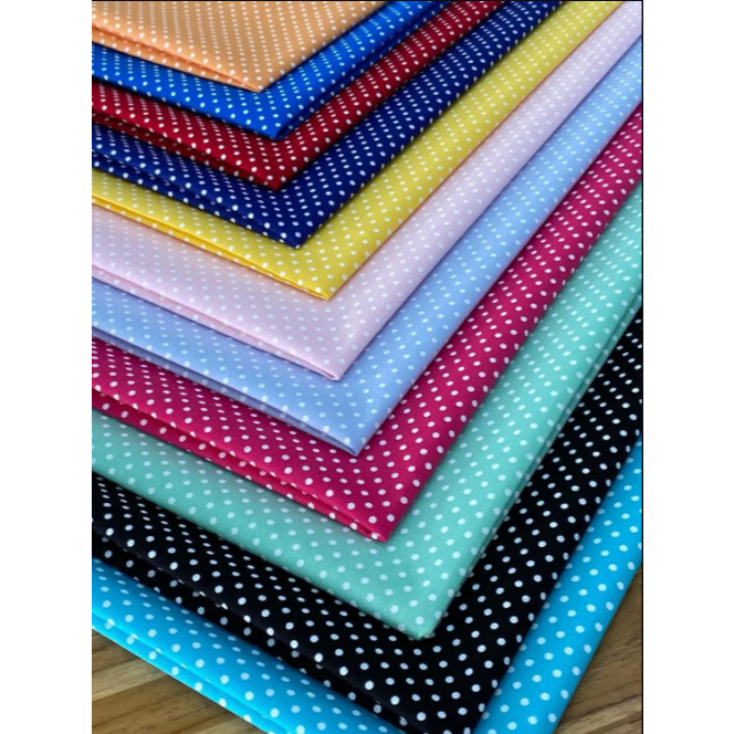 Tecido Tricoline Mini Poá Ref:1002 0,50 CM X 1,50