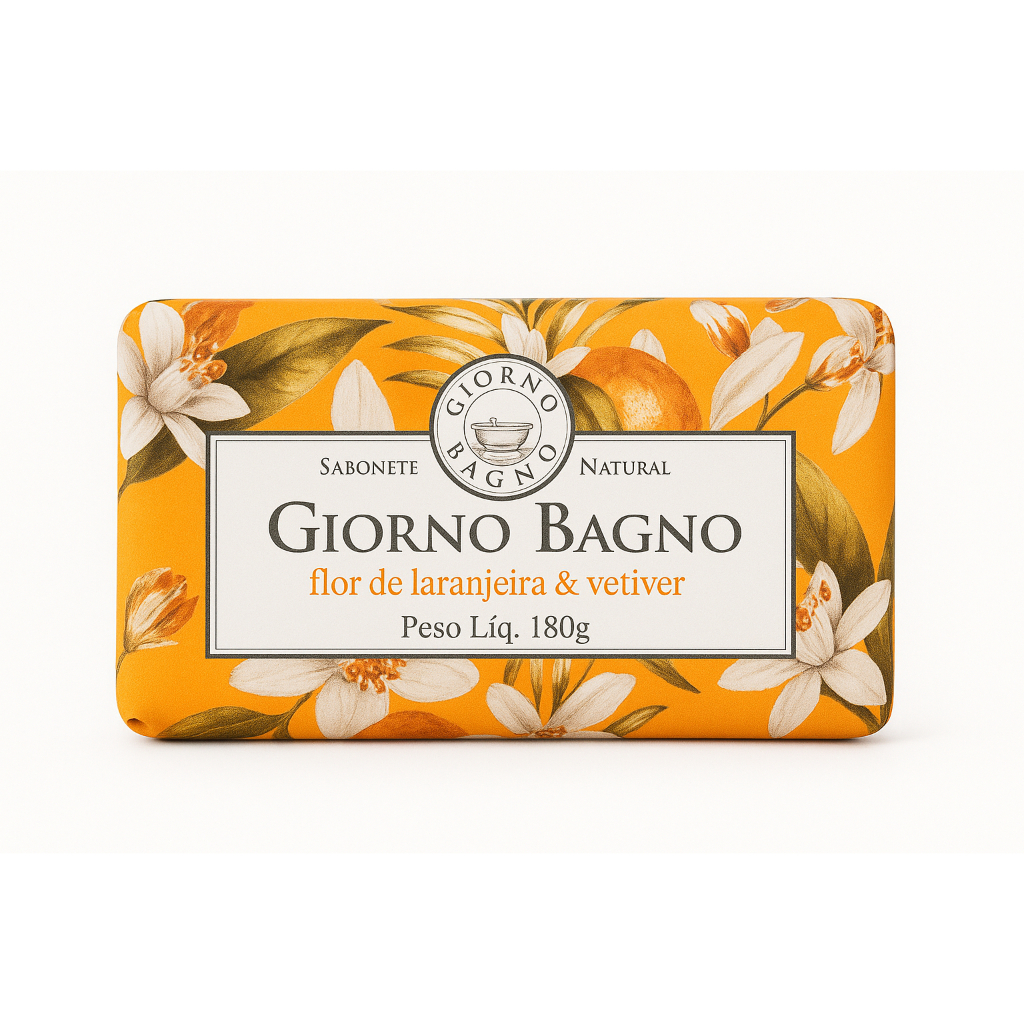 Sabonete Flor de Laranjeira e Vetiver 180g –