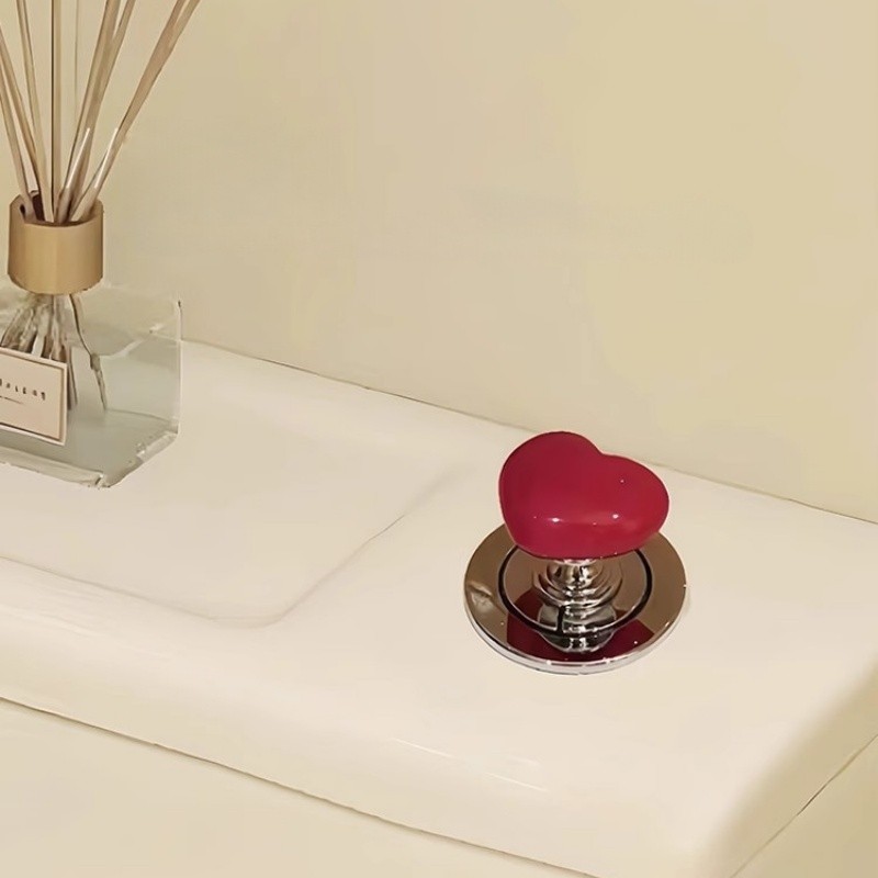 Kit 2 Botões de Vaso Sanitário com Formato de Co