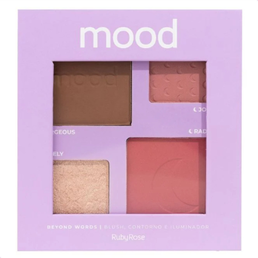 Ruby Rose Blush Contour E Highlighter Over HBF5861