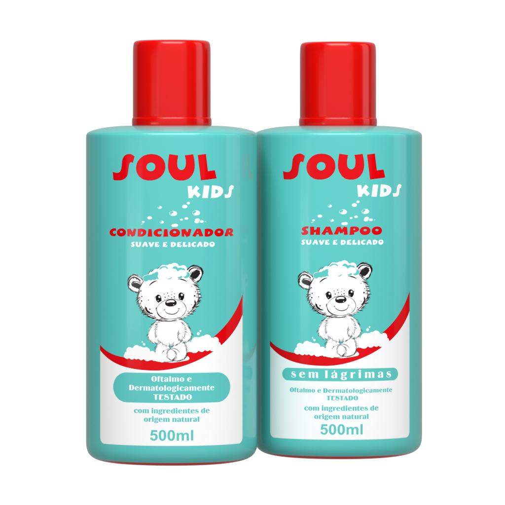 Kit Infantil Soul Care Kids 500ml Shampoo e Condic