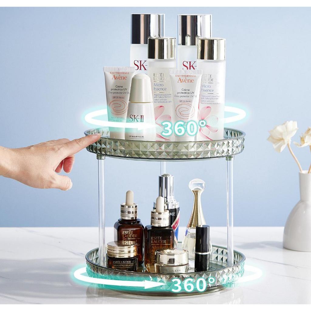 Organizador 2 Andares Giratório Diamond Multiuso 