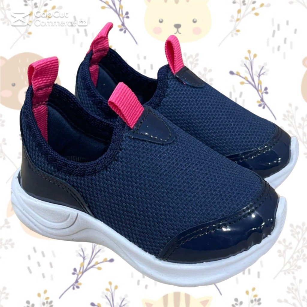 Tênis Infantil Feminino Calce Facil Top Confortá