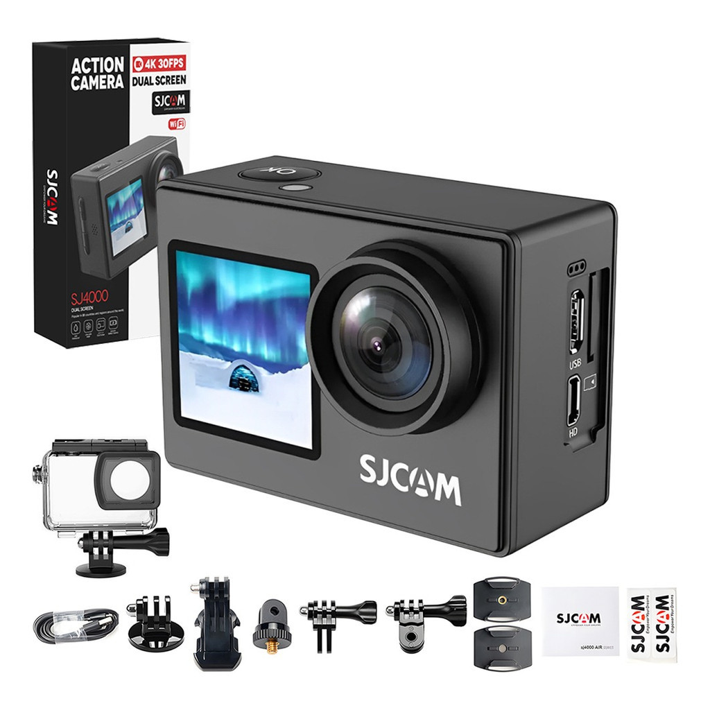 Câmera De Ação Sjcam Sj4000 Com Dual Screen Wif
