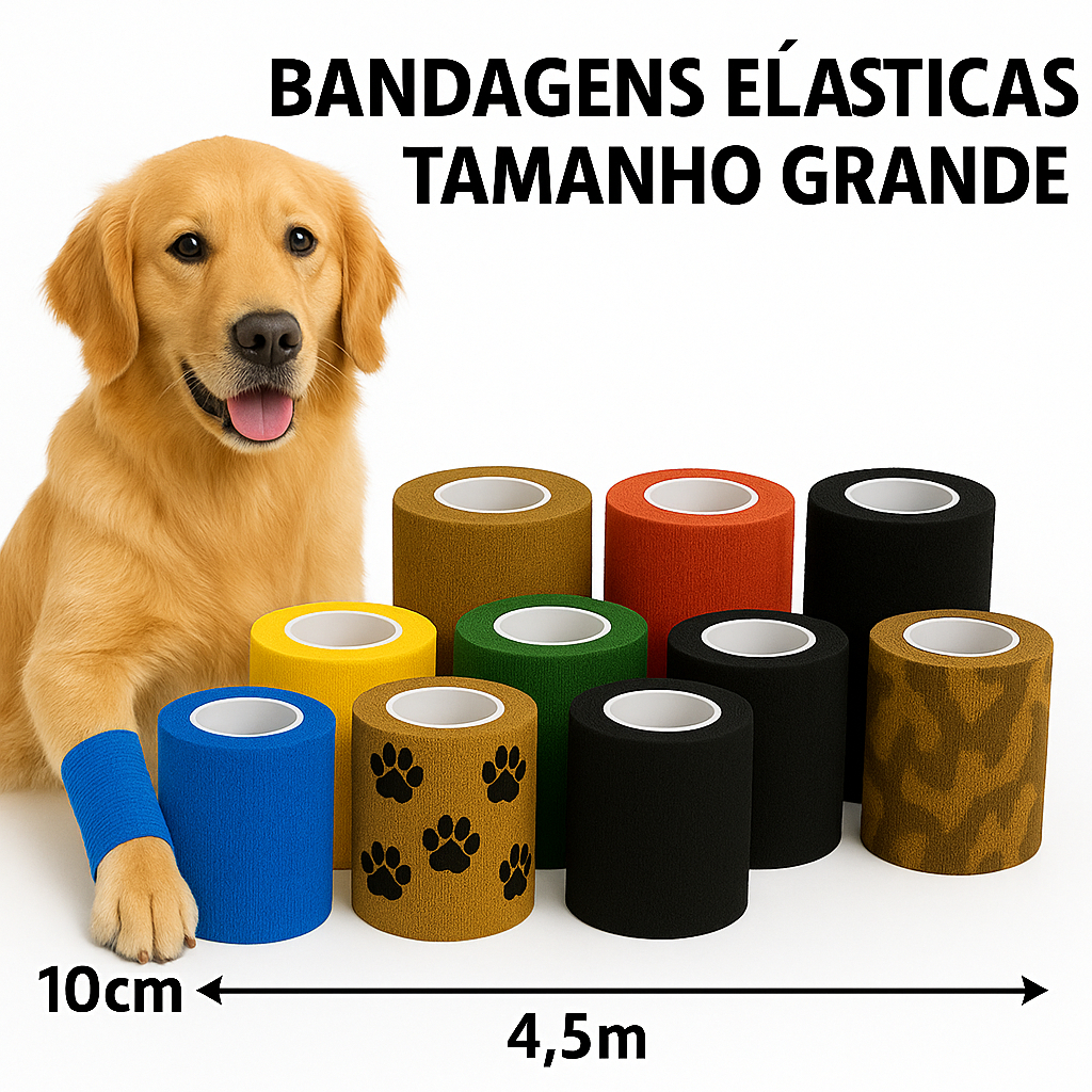 Bandagem adesiva para pets tattoo camuflagem patin