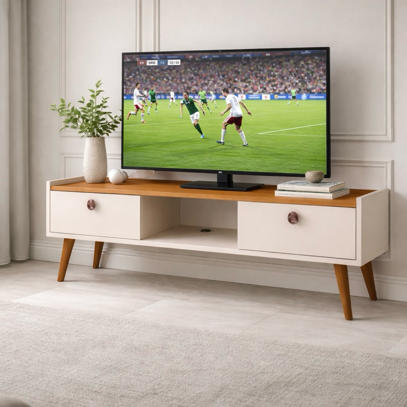 Rack para TV Bancada com pés 1.20 Life ou 1.10 at