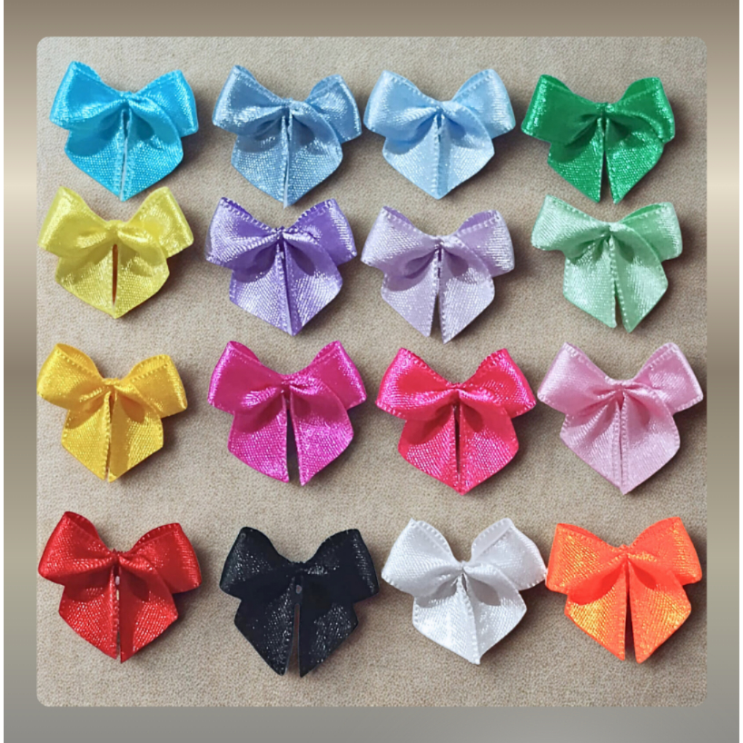 Laços de Cetim N2 2×2 cm – 50 ou 100 U