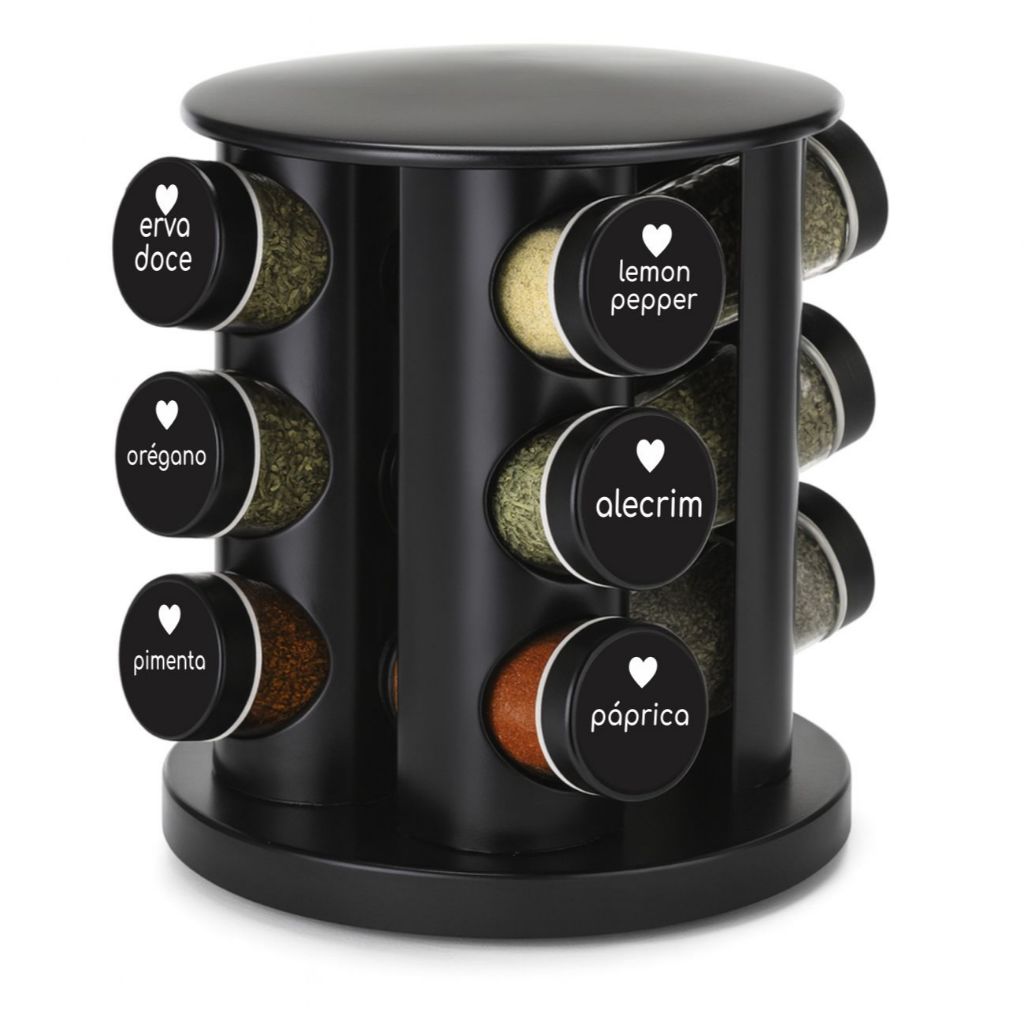 36 Etiquetas Adesivas Temperos Condimentos Mantime