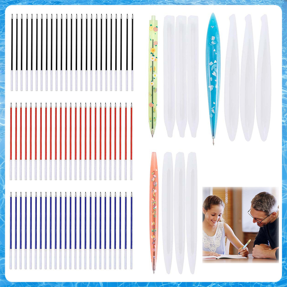 Molde para Caneta de Resina – Kit 9 Formas (