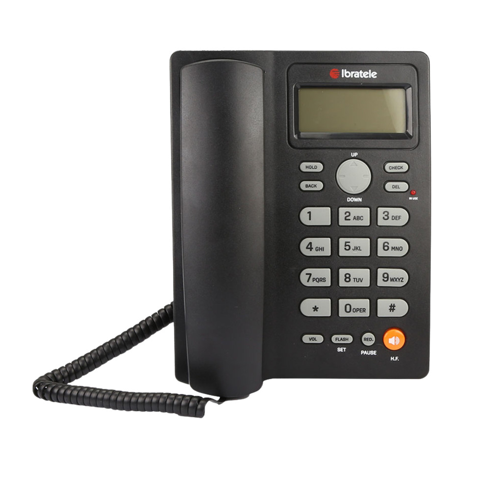 Telefone Comercial Capta STA Preto Com Fio Ibratel
