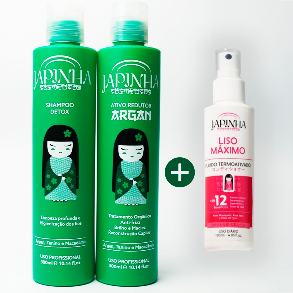 Kit Selagem Sem Formol Orgânica + Protetor Térmi