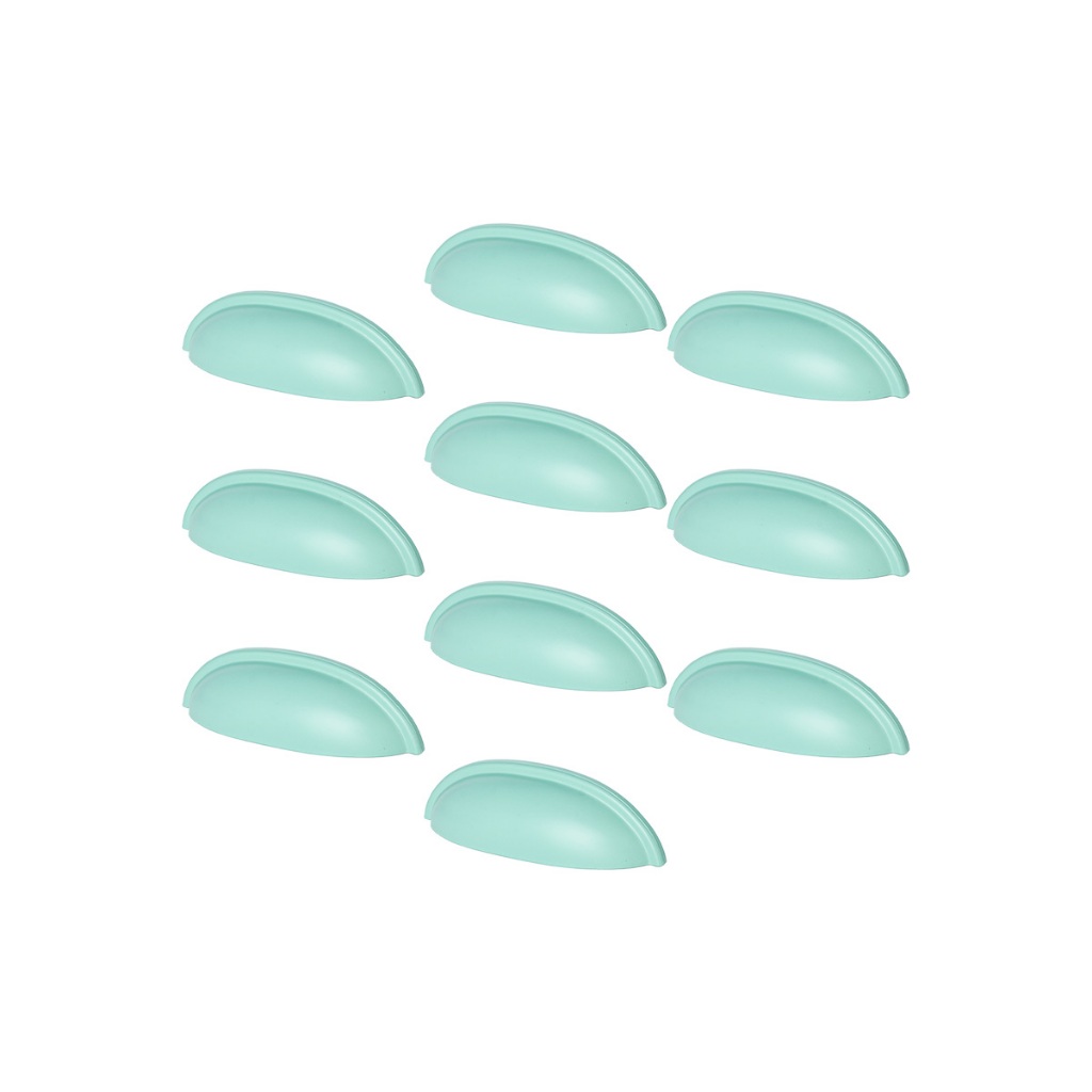 Kit 10 Puxadores Candy Color Meia Lua Para Quarto 