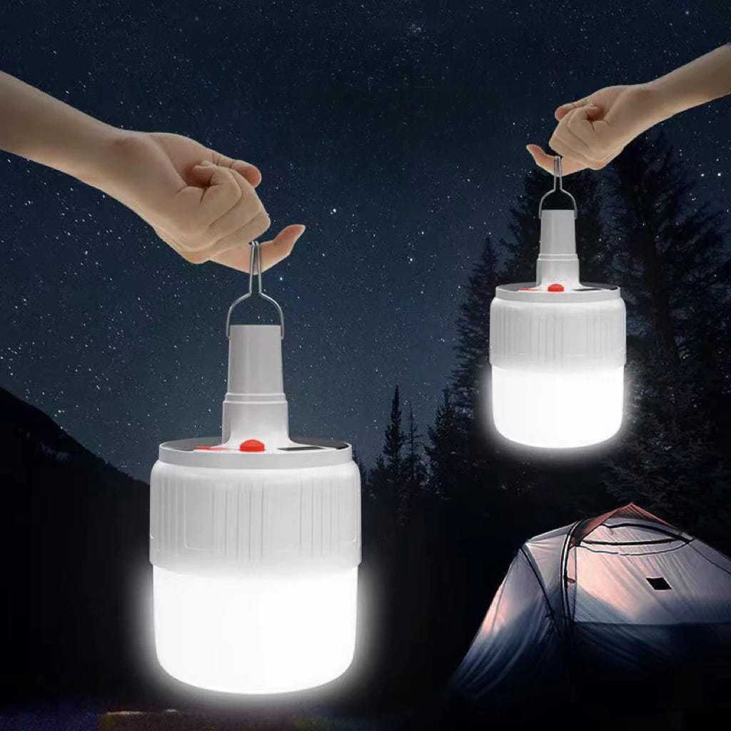Lâmpada LED Luminária Recarregavel Branca