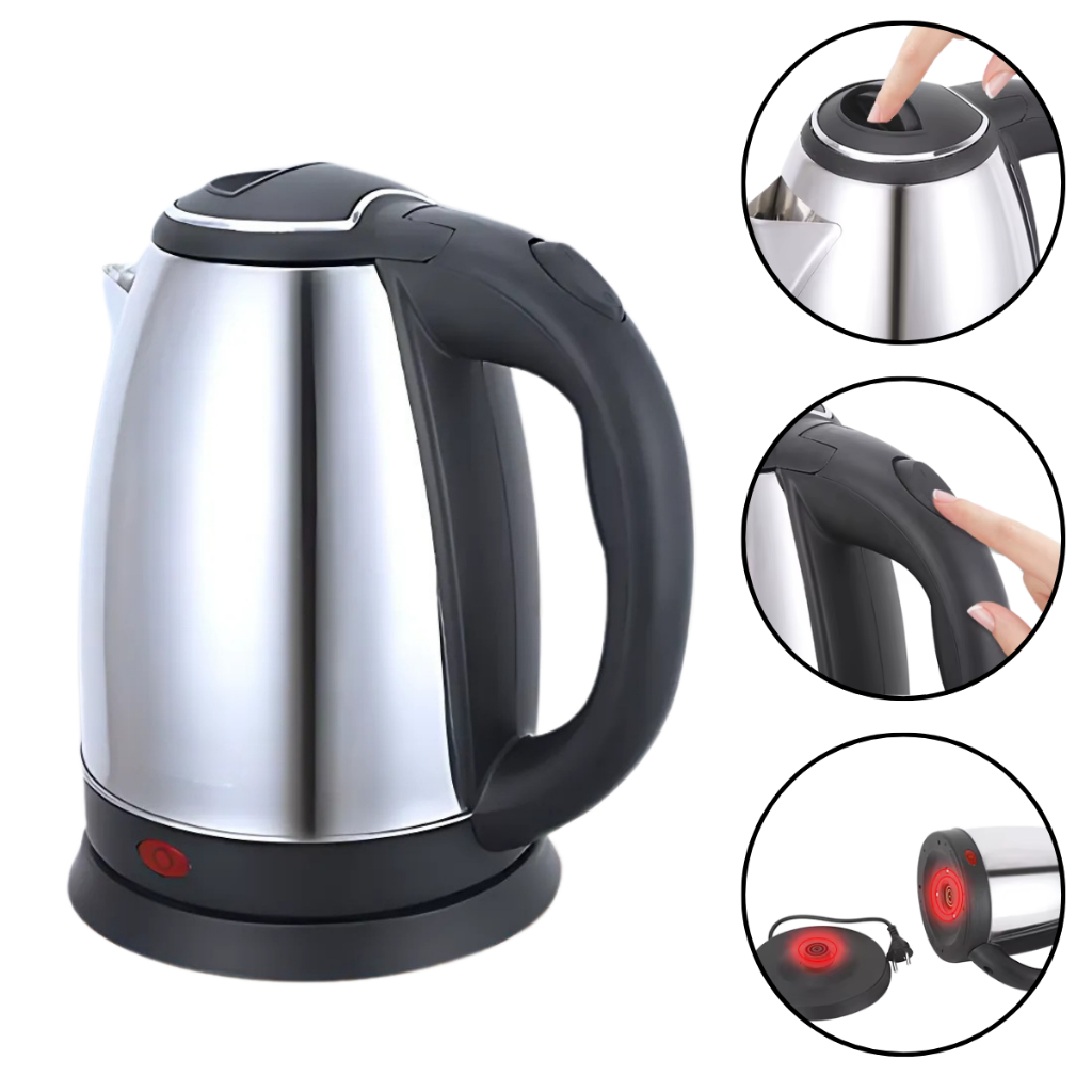 Chaleira Leiteira Elétrica 1,8 Litros Jarra Garra