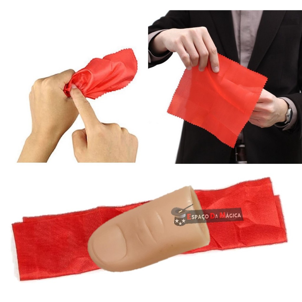 Magica Dedo Falso Dedera Truque Do Lenço Que Some