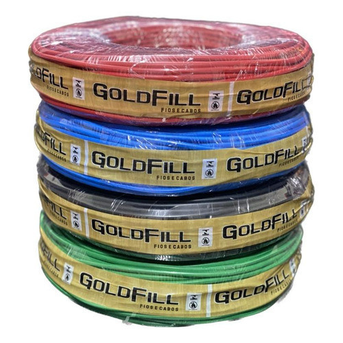 3 Rolos de 100m Fio 2,5mm 100m Flexivel Eletrico A