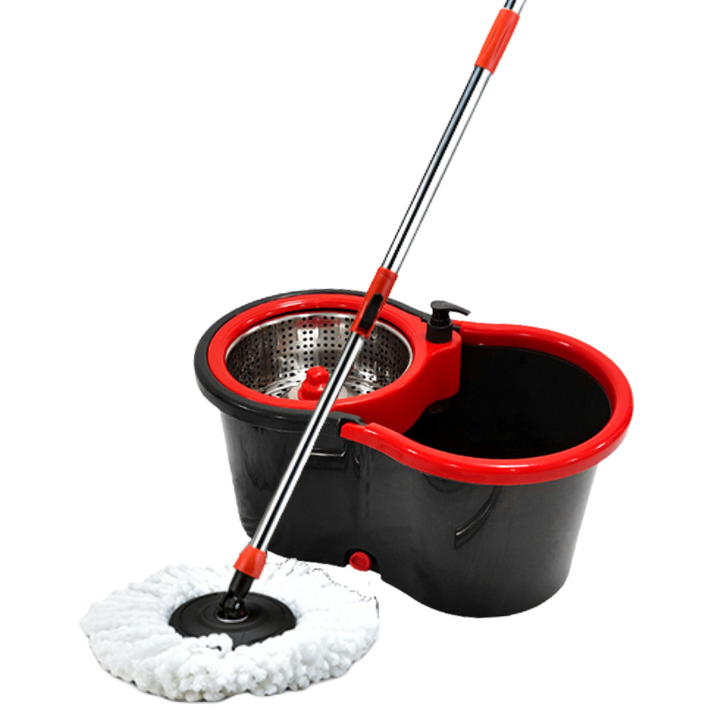 Mop Esfregão Giratório 360° Powermaid com Balde