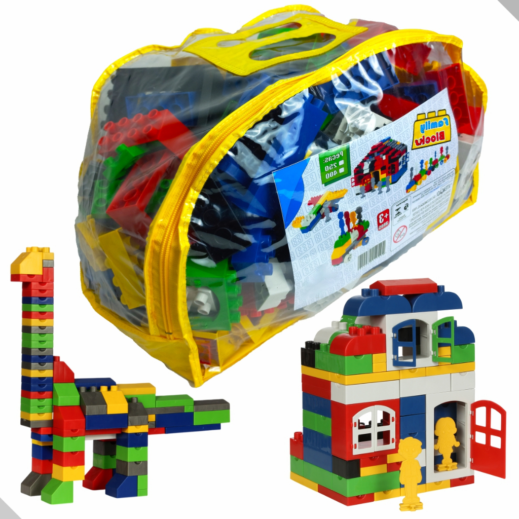 Blocos De Montar Educativo 400 Peças – Fami