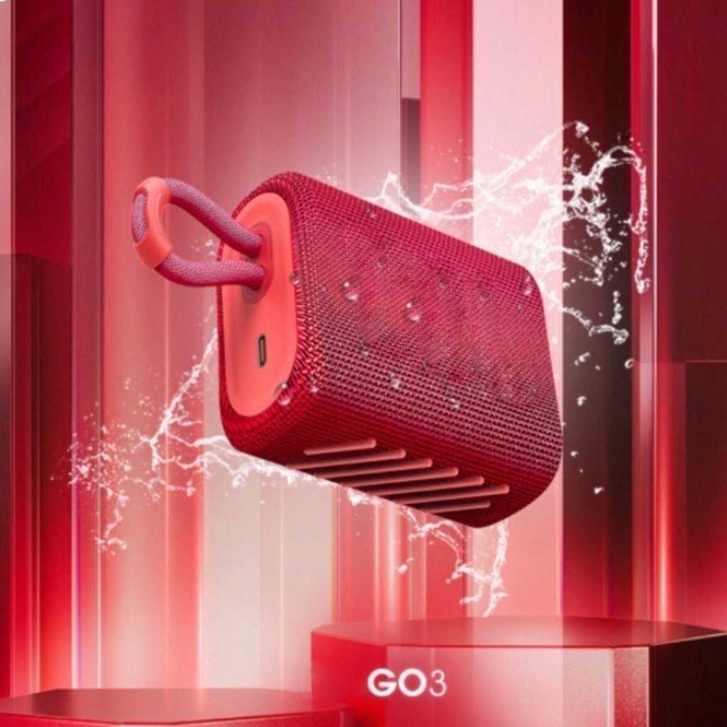 Caixa de Som Bluetooth Portátil GO3 à Prova DÁg