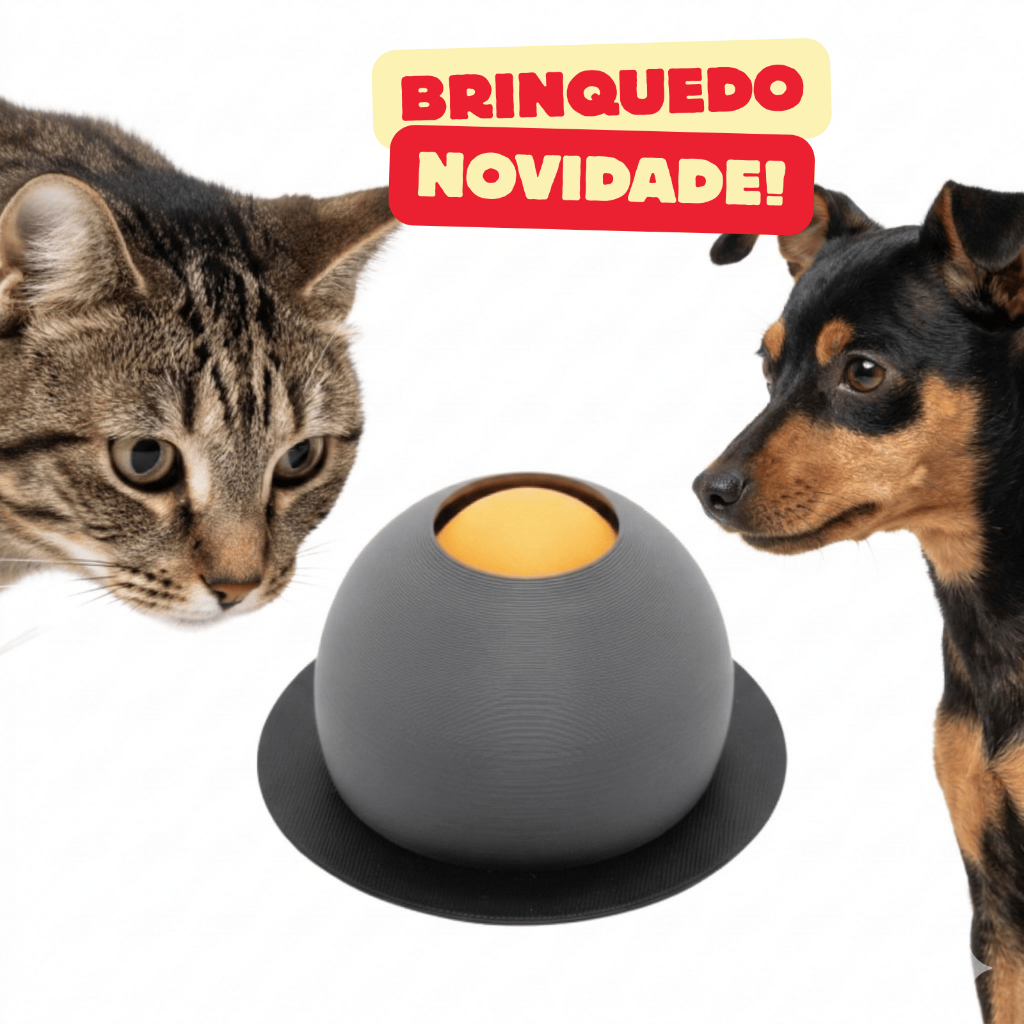 Brinquedo Comedouro de Lamber para Gato ou Cachorr