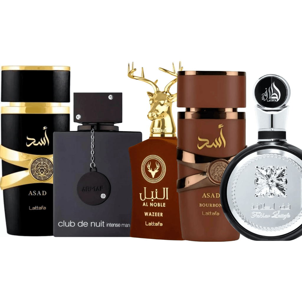 Kit 5 Perfumes Árabes Masculinos 100ml Cada Embal
