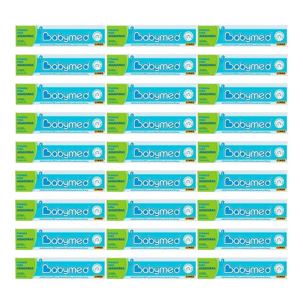 Kit 24 Pomadas Para Prevenção De Assaduras Babym