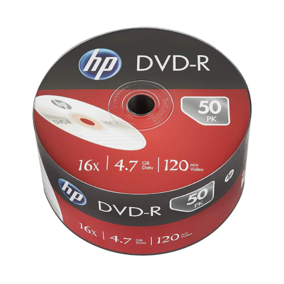 05 Dvd-r Hp 4.7gb 16x – Gravação Rápida G