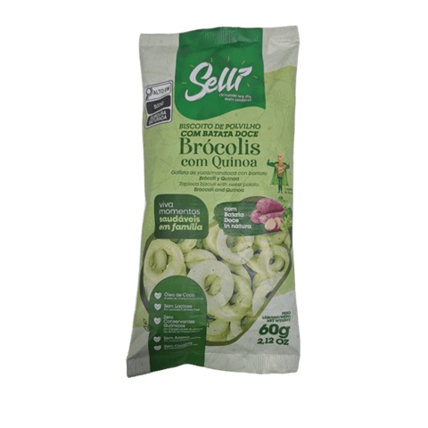 Bisc. Polvilho batata doce Brócolis  Quinoa  R
