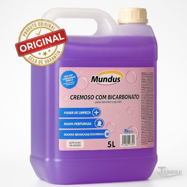 Sabão liquido com bicarbonato de sódio lavanderi