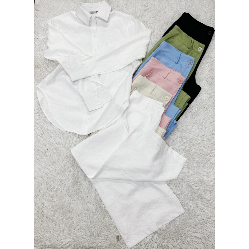 Conjunto de camisa de manga comprida + calça de p