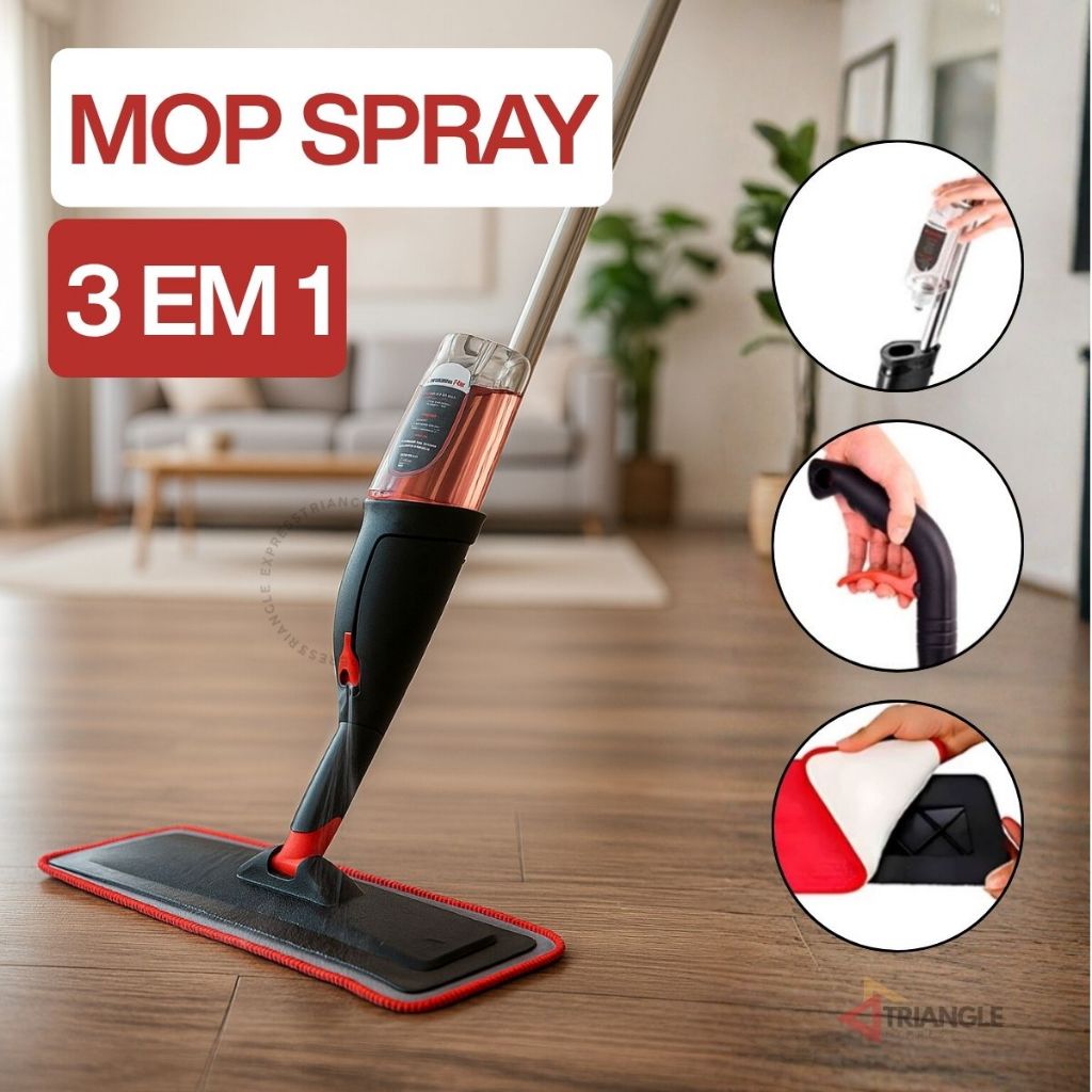 Mop Spray Rodo Inteligente Com Reservatório Limpe