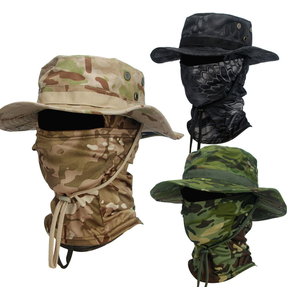 Conjunto Boonie + Mascara Balaclava de Proteção 