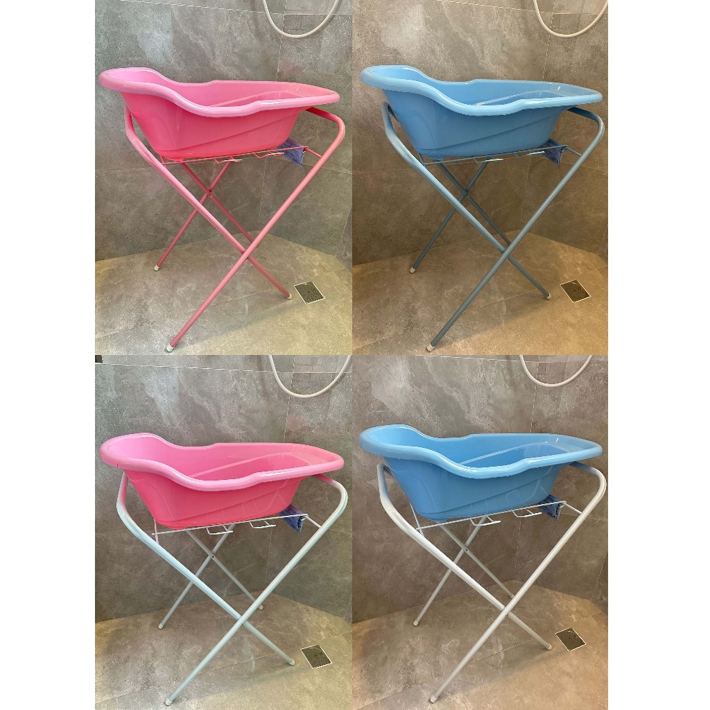 Banheira de Bebê com Suporte Retrátil Resistente