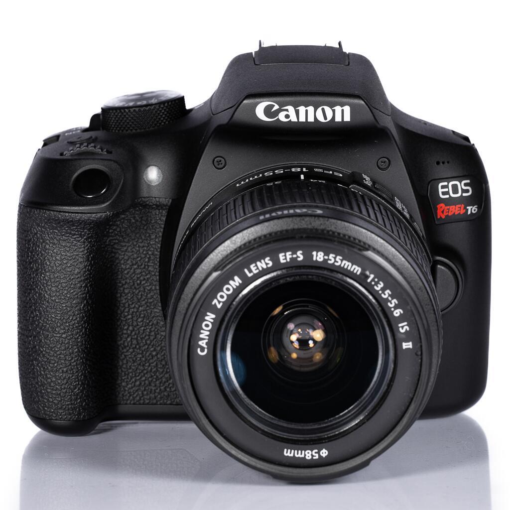 Câmera Canon T6 + Lente 18-55mm + Garantia e Nota