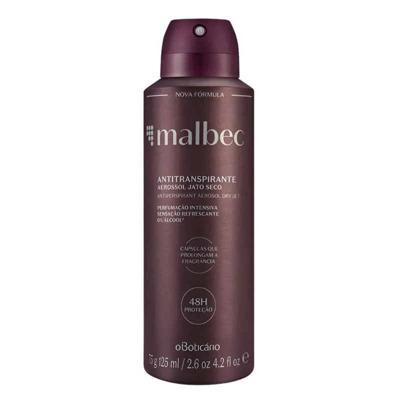 Desodorante Antitranspirante Malbec Aerossol